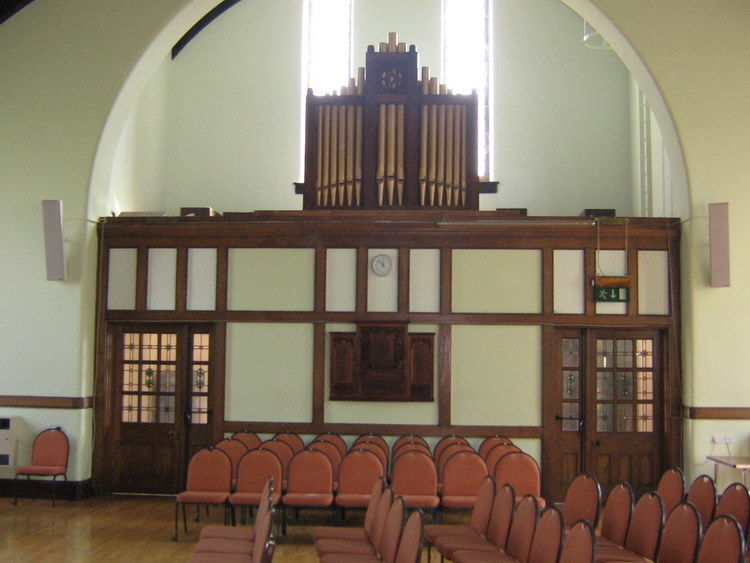 Inside the church